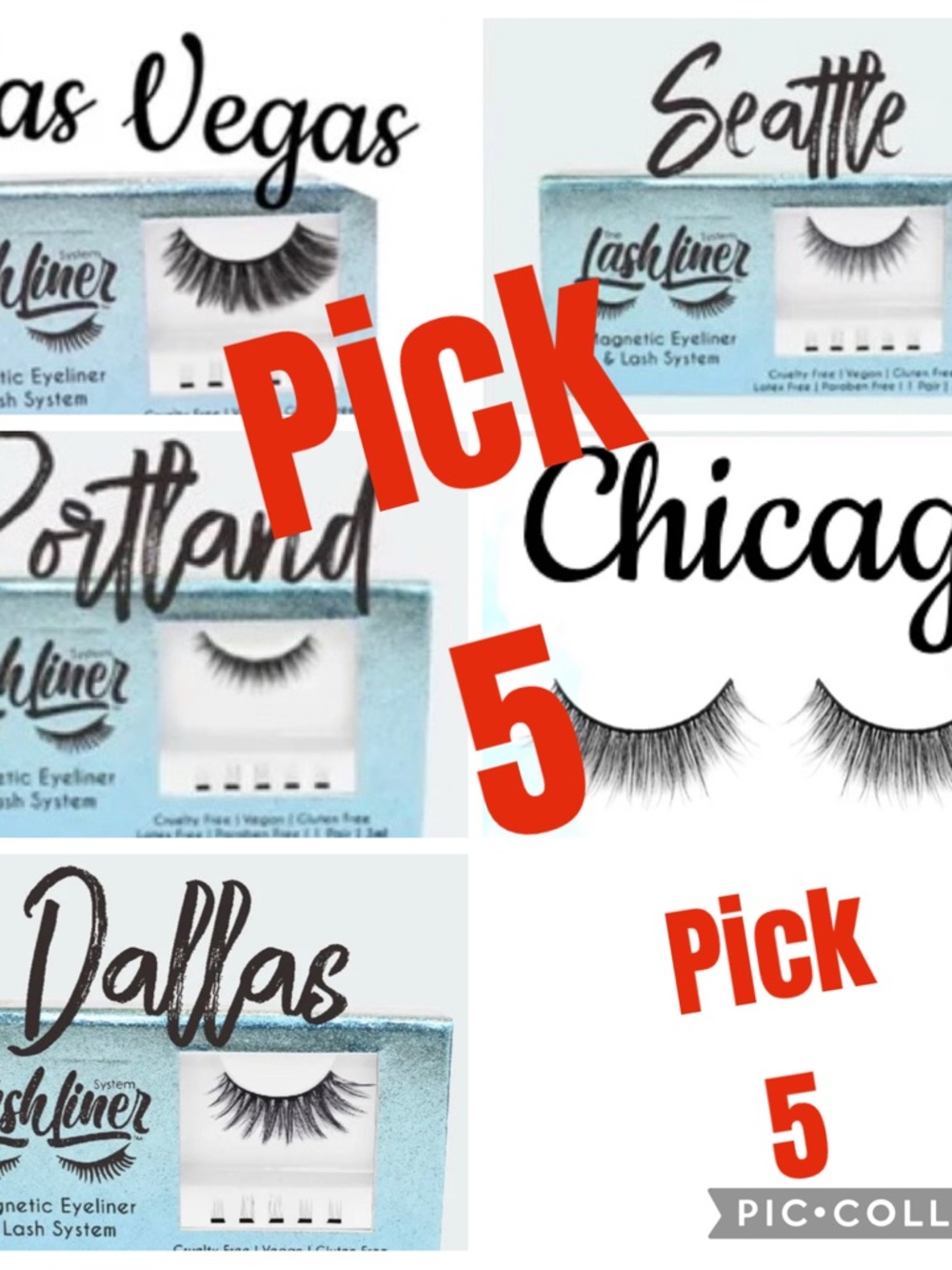 NEW magnetic lashes Lash liner by sister company Tori Belle 5 for $10 firm